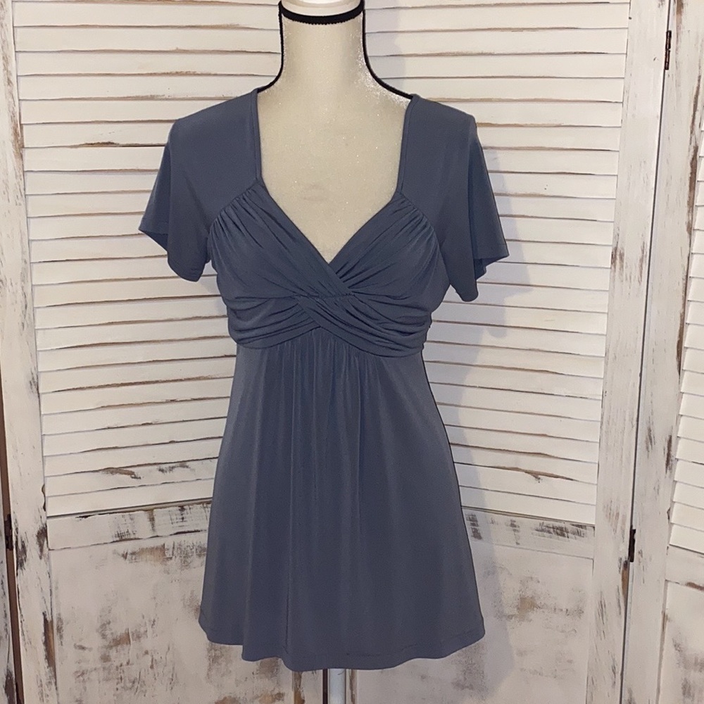 Daisy Fuentes Deep V-Neck Top